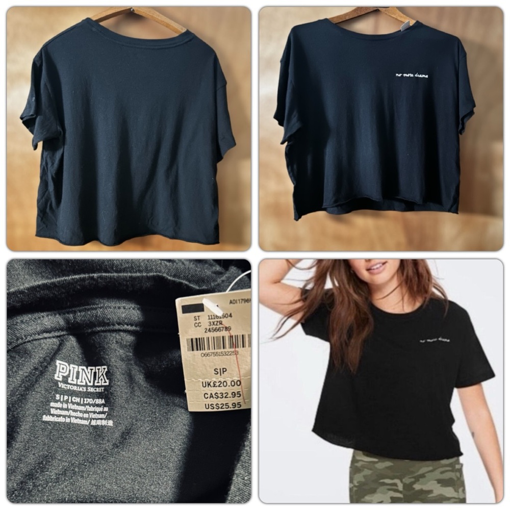 Nwt cropped shirt from PINK by VS size small